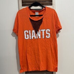 PINK Victoria's Secret Orange Giants Tee
